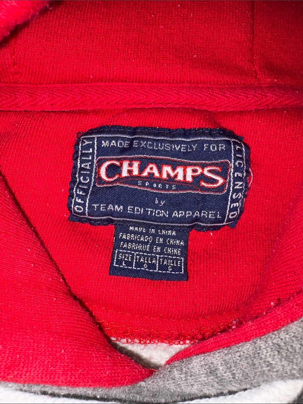 VINTAGE Champs Ohio State Jacket Adult Hoodie Sweatshirt OSU 90s - Picture 2 of 4